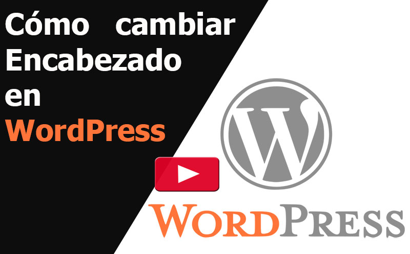 wordpress como cambiar encabezado